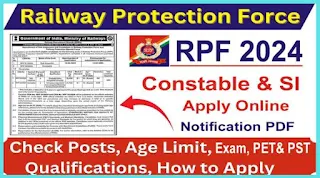 RPF Constable & SI Recruitment 2024