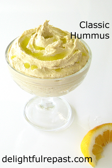 Hummus - Classic Hummus - no nonsense! / www.delightfulrepast.com