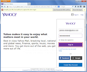 หน้าเว็บ Yahoo.com
