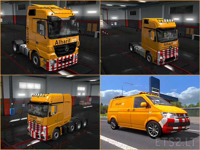 [1.36] MohSkinner – Truck Skins – Al Harif Sepcial Transport