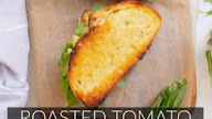 ROASTED TOMATO SANDWICHES WITH VEGAN LEMON GARLIC AIOLI