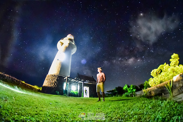 BASCO LIGHTHOUSE AT NAIDI HILLS BATANES CANDLE LIGHT DINNER AND MILKYWAY STARRY NIGHT