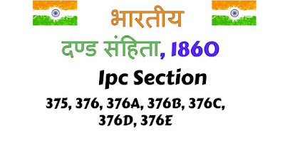 भारतीय दंड संहिता की धारा 375 (Section 375 in The Indian Penal Code, 1860)