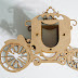 New Princess's carriage carrying cakes and everything mechanical watch laser cutting