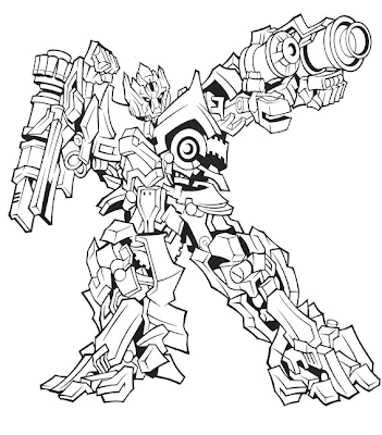 Transformers coloring pages