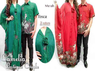 Foto Baju Batik Couple Big Size