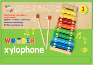 Poundland & Dealz Recall Wooden Xylophone Toy Due to Choking Hazard - front of box