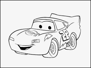 Desenhos do Lightning Mcqueen para Colorir