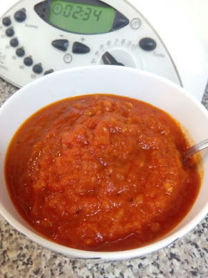 Salsa rápida de tomate