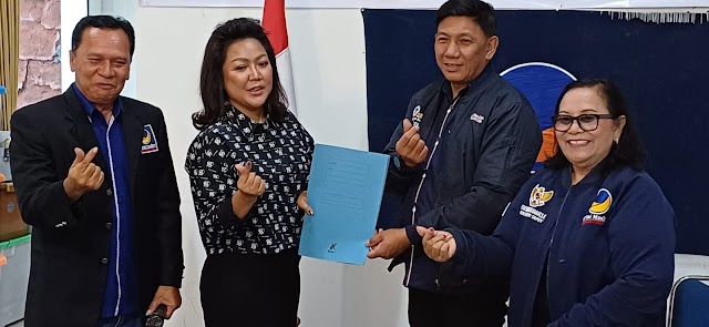 Satika Simamora Resmi Mendaftar ke DPD Partai Nasden Taput