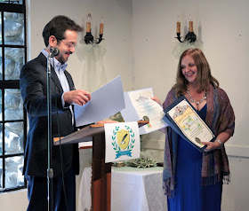 Maja Trochimczyk, 6th Poet Laureate of Sunland-Tujunga with Joe DeCenzo and resolutions