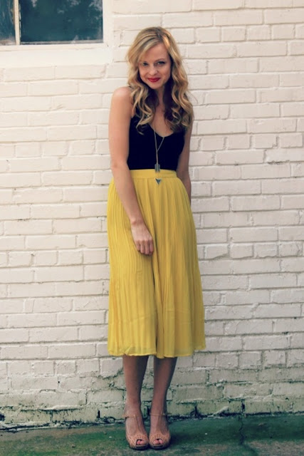 Yellow Skirt for Ladies