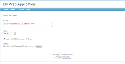 Membuat Form Dengan Yii Framework