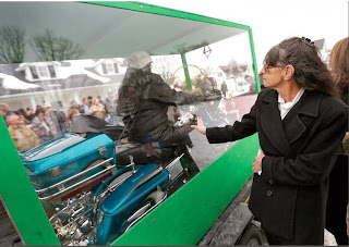billy standley glass coffin reveals the bike he is buried in 
