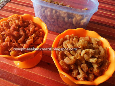 Resep Makaroni Goreng Pedas Garing Renyah Crispy Resep Makaroni Goreng Pedas Garing Renyah Crispy