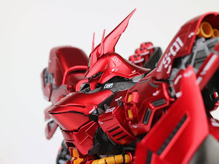 Review Daban 6631s Master Grade MSN-04 Sazabi Titanium Finish