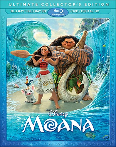 Moana Blu-ray and 3D Movie