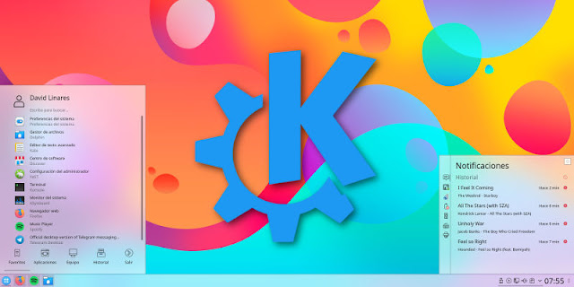 KDE Plasma 5 تثبيت واجهة كيدي بلازما الكالي لينكس