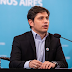 Kicillof anunció el fin del aislamiento en el Area Metropolitana