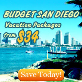 Budget San Diego Vacation Packages Starting From ONLY $34!