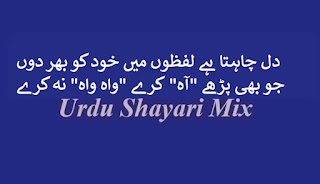دل چاہتا ہے لفظوں میں | Urdu shayari | Shari | Sad