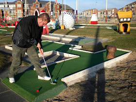 Arnold Palmer Crazy Golf course at Starr Gate in Blackpool