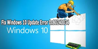 إصلاح الخطأ 0x80240034 في نظام التشغيل Windows 10 يرجع الخطأ 0x80240034 في نظام التشغيل Windows 10 إلى عدم قدرة Windows Update على تنزيل الملفات المختلفة التي يتطلبها لإجراء التحديثات التي يتطلبها Windows.  يُعرف الخطأ تحديدًا باسم الخطأ "WU_E_DOWNLOAD_FAILED" ، وهذا يعني بشكل أساسي أن النظام لم يقم بتنزيل ملفات "Windows Update" الصحيحة.  تعني المشكلة الناتجة أن نظامك غير قادر على إدارة التحديثات المطلوبة للتشغيل ، مما يؤدي بالنظام إلى إظهار سلوك خاطئ.  لإصلاح المشكلة ، تحتاج بشكل أساسي إلى حل أي من المشكلات الأساسية التي تمنع Windows Update من تنزيل الملفات المناسبة - يأتي هذا في شكل امتلاك القدرة على إصلاح أمثال خدمة Windows Update ، فضلاً عن القدرة على الإصلاح أي من تطبيقات البرامج الأساسية التي تتكامل مع Windows.  ستظهر رسالة الخطأ بشكل عام على النحو التالي:  فشل التثبيت - 0x80240034  عادة ما تكون أسباب الخطأ:  مشاكل الاتصال بالإنترنت  أخطاء / مشاكل خادم Microsoft Update  خطأ في حمولة التحديث نفسها  خطأ متنوع آخر في التحديث (ربما مشكلة فيروس / برنامج طرف ثالث)  تتمثل طريقة حل الخطأ في التأكد من أن الملفات المختلفة التي يتطلبها Windows Update للعمل بشكل صحيح. يمكن القيام بذلك باتباع الخطوات التالية:  1. قم بتشغيل مستكشف أخطاء Windows Update ومصلحها  تتمثل الخطوة الأولى في تشغيل مستكشف أخطاء Windows Update ومصلحها.  هذه أداة مجمعة مع Windows 10 (وأعتقد أن Windows 7) تسمح لك بتنظيف أي من المشكلات التي قد يواجهها Windows من خلال عمليات "التحديث" الأساسية الخاصة به.  للقيام بذلك ، يمكنك اتباع الخطوات التالية:  اضغط على مفتاحي "Windows" + "I" بلوحة المفاتيح (يتم تحميل "الإعدادات")  انقر فوق "التحديث والأمان"  في اللوحة اليمنى ، حدد "استكشاف الأخطاء وإصلاحها"  من القائمة التي تظهر ، حدد "Windows Update"  انقر فوق "تشغيل مستكشف الأخطاء ومصلحها"  دع العملية تعمل  بعد الانتهاء ، أعد تشغيل الكمبيوتر  من المحتمل ألا يؤدي هذا إلى إصلاح الخطأ ، ولكن يجب أن يحل غالبية المشكلات التي تتشكل مع خدمة التحديث.  2. قم بتشغيل SFC + DISM  بعد القيام بما سبق ، تحتاج إلى تشغيل أوامر SFC + DISM.  هذه تطبيقات صغيرة قائمة على سطر الأوامر داخل نظام Windows ، مصممة لتزويد المستخدمين بالقدرة على تنظيف غالبية المشاكل التي تتشكل مع Windows.  يمكنك القيام بذلك باستخدام الخطوات الموضحة هنا:  اضغط على مفتاحي "Windows" + "S" على لوحة المفاتيح  اكتب "CMD"  في القائمة الأولى التي تظهر ، انقر بزر الماوس الأيمن وحدد "تشغيل كمسؤول"  في المربع الأسود الذي يظهر ، اكتب الأوامر التالية:  "SFC / scannow" + اضغط على "Enter"  "DISM / Online / Cleanup-Image / RestoreHealth" + اضغط على "Enter"  سيؤدي هذا إلى إجراء سلسلة من عمليات "الفحص" التي ستضمن بشكل أساسي أن نظامك قادر على تشغيل الملفات / الإعدادات المختلفة التي يتطلبها بشكل صحيح.  في حين أن هذا لن يحل المشكلة على الأرجح (على الرغم من أنه ينبغي أن يصل إلى حوالي 40٪ من الحالات) ، إلا أنه يجب أن يحل عددًا كبيرًا من المشكلات الأساسية التي قد تؤدي إلى ظهورها.  3. أعد تشغيل خدمة Windows Update يدويًا  بعد ذلك ، ستحتاج إلى إعادة تشغيل خدمة Windows Update يدويًا.  هذا صعب بعض الشيء ، لكن يجب أن يكون أكبر مساهم في الحل.  في الأساس ، الطريقة التي يعمل بها Windows Update هي ما يُعرف باسم "الخدمة".  هذا هو تطبيق يعمل بشكل دائم في خلفية النظام الخاص بك ويسمح لعدد من العمليات الأخرى باستخدامه حسب الرغبة.  تعد خدمة Windows Update مسؤولة عن التنزيل المستمر للعناصر المختلفة المطلوبة واستئنافها وتحديثها لإجراء التحديثات في Windows.  لسوء الحظ ، غالبًا ما ينتهي الأمر بالنظام إلى مواجهة مشكلات مع الخدمة ، والتي يمكن حلها عن طريق إعادة تشغيلها يدويًا:  اضغط على مفتاحي "Windows" + "S" على لوحة المفاتيح  اكتب "CMD" وعلى العنصر الأول الذي يظهر ، انقر بزر الماوس الأيمن وحدد "تشغيل كمسؤول"  في المربع الأسود الذي يظهر ، اكتب الأوامر التالية:  'net stop wuauserv' + 'Enter'  "net stop cryptSvc" + "أدخل"  'net stop bits' + 'Enter'  'net stop msiserver' + 'أدخل'  "Ren C: \ Windows \ SoftwareDistribution SoftwareDistribution.old" + "أدخل"  بعد القيام بذلك ، ستحتاج إلى بدء تشغيل الخدمات المختلفة مرة أخرى ، ويمكن القيام بذلك باستخدام الخطوات التالية (مرة أخرى في نفس لوحة CMD):  'net start wuauserv' + 'Enter'  'net start cryptSvc' + 'Enter'  "بتات البدء الصافي" + "أدخل"  'net start msiserver' + 'Enter'  يجب أن يتبع ذلك تشغيل أمر Windows Update "التحقق من وجود تحديثات" مرة أخرى.  4. تعطيل جدار الحماية / مكافحة الفيروسات مؤقتًا  أخيرًا ، أحد الأسباب الأكثر شيوعًا للمشكلة هو "العلم الخاطئ" من أمثال تطبيق مكافحة الفيروسات أو جدار الحماية.  يحدث هذا لأن نظامك يعتقد بشكل أساسي (لسبب ما) أن خدمة Windows Update تتسبب في اتصال إنترنت غير منتظم (قد يكون ضارًا) ، وبالتالي ستحظره.  لحل هذه المشكلة ، يمكنك اتباع الخطوات التالية:  إذا كنت تستخدم برنامج مكافحة فيروسات من طرف ثالث  انقر بزر الماوس الأيمن فوق رمز برنامج الأمان أسفل يمين شريط مهام Windows  حدد ما يعادل "إيقاف مؤقت" (قد يكون "وضع اللعب" / "إيقاف مؤقت" وما إلى ذلك)  حدد "10 دقائق" أو ما يعادله  حاول تشغيل Windows Update مرة أخرى  إذا لم يعمل WU في هذه المرحلة ، فجرّب الخطوة 3 مرة أخرى مع تعطيل برنامج مكافحة الفيروسات مؤقتًا  أعد تشغيل النظام الخاص بك بعد هذه المحاولة  إذا كنت تستخدم Windows Defender (برنامج مكافحة الفيروسات الافتراضي)  اضغط على مفتاحي "Windows" + "I" على لوحة المفاتيح  حدد "التحديث والأمان"  من القائمة اليمنى ، حدد "أمان Windows"  حدد "الحماية من الفيروسات والمخاطر" ثم "إعدادات الحماية من الفيروسات والمخاطر"  بدّل "الحماية في الوقت الحقيقي" إلى "إيقاف التشغيل"  حاول تحديث النظام ، وإذا لم يعمل - حاول تشغيل الخطوة 3 مرة أخرى  بعد ذلك ، أعد تمكين خدمة Windows Defender ، وأعد تشغيل الكمبيوتر  إذا لم ينجح ما سبق ، فمن المحتمل أن تواجه مشكلات أعمق مع نظامك. من الواضح أن مقالة عامة على الإنترنت لن تحل ذلك.  لإصلاح ذلك ، من الأفضل التحدث إلى شخص لديه خبرة محددة / عملية مع نظامك. يمكن تحقيق ذلك إما بالانتقال إلى مجتمع عبر الإنترنت (SuperUser ، إلخ) ، أو من خلال التحدث إلى شخص يقوم بإصلاح النظام بشكل احترافي. لقد تحول موقع Fiverr إلى مصدر لائق لهذا النوع من الخدمة. على أي حال ، يجب أن تكون المشكلة سهلة الحل نسبيًا - يكمن الاختلاف في محاولة تحديد المشكلة الأساسية التي تؤدي إلى إظهارها.