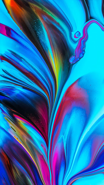 Wallpaper Abstract Paint, Liquid, Multi-colored