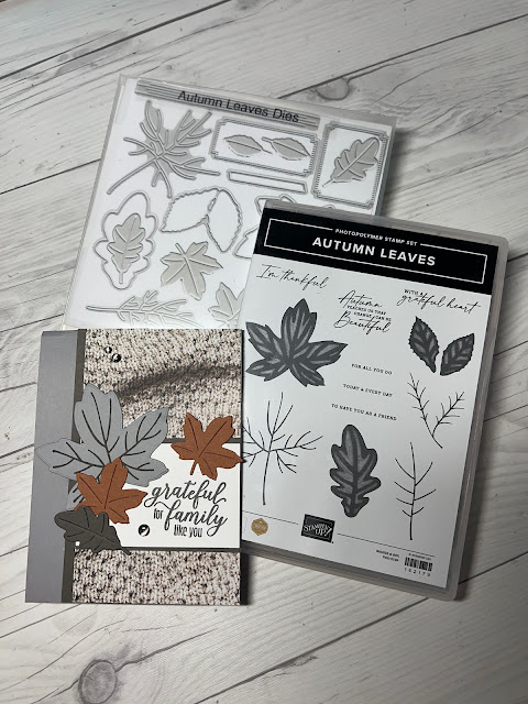 Cards created using the Autumn Leaves Stamp Set