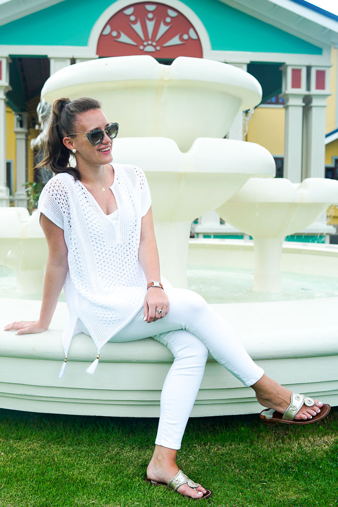 Krista Robertson, Covering the Bases,Travel Blog, NYC Blog, Preppy Blog, Style, Fashion, Fashion Blog, Travel, Jack Rogers, Lilly Pulitzer, All White Outfits, Summer Style, Beachwear,  Jewel Paradise Cove Jamaica, Beach Vacation Style, Resort Wear