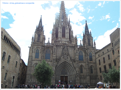 Espanha; sem guia; Europa; Barcelona; Catalunha; Catedral de Barcelona; gótico catalão