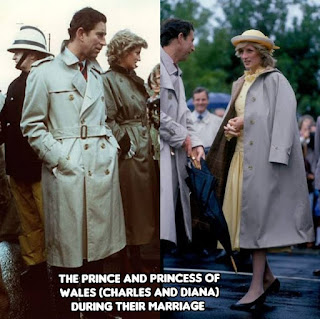Royals love to wear Trench coats