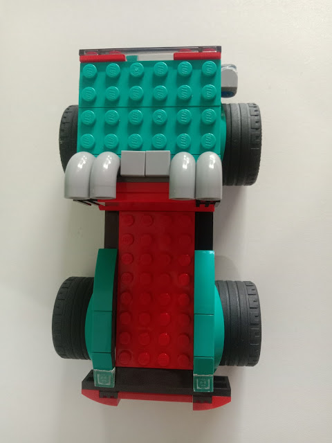 Rebuilt Lego Street Racer 31127 Top View