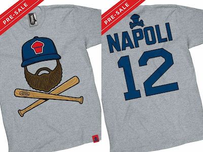 Johnny Cupcakes x Mike Napoli Baseball Crossbones T-Shirt “Napoli Crossbones”