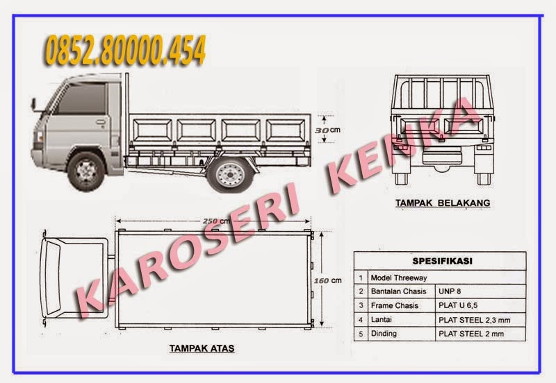 Karoseri Truck Bak Besi