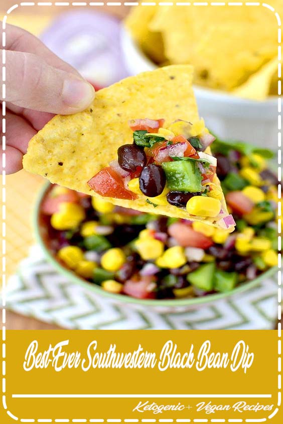 I’ve been making Best-Ever Southwestern Black Bean Dip for years and years. This black bean and veggie-packed dip is fresh and will quickly become a staple in your house! | iowagirleats.com