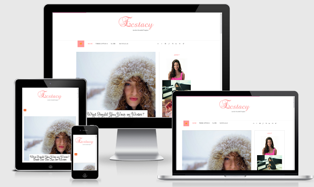 Ecstacy Responsive Blogger Template