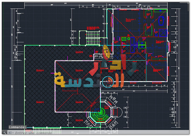    تحميل ملف أوتوكاد لــ مشروع فيلا منارة صفح Dwg