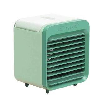 New Mini USB Portable Air Cooler Fan Air Conditioner Light Desktop Air Cooling Fan Humidifier Purifier for Office Bedroom hown store