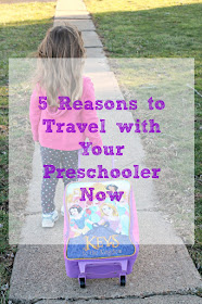 Come find out why there is no time like the present to get traveling with your little ones with these 5 Reasons to Travel with Your Preschooler Now.