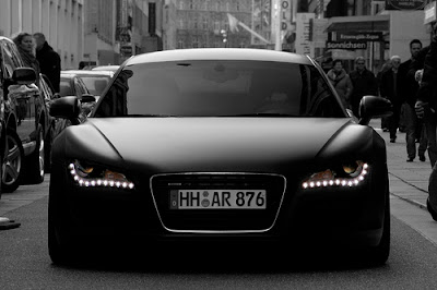 audi r8 black