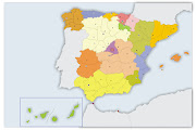 Mapa político de España. Publicado por Ciencias Sociales (espaã±a polã­tico)