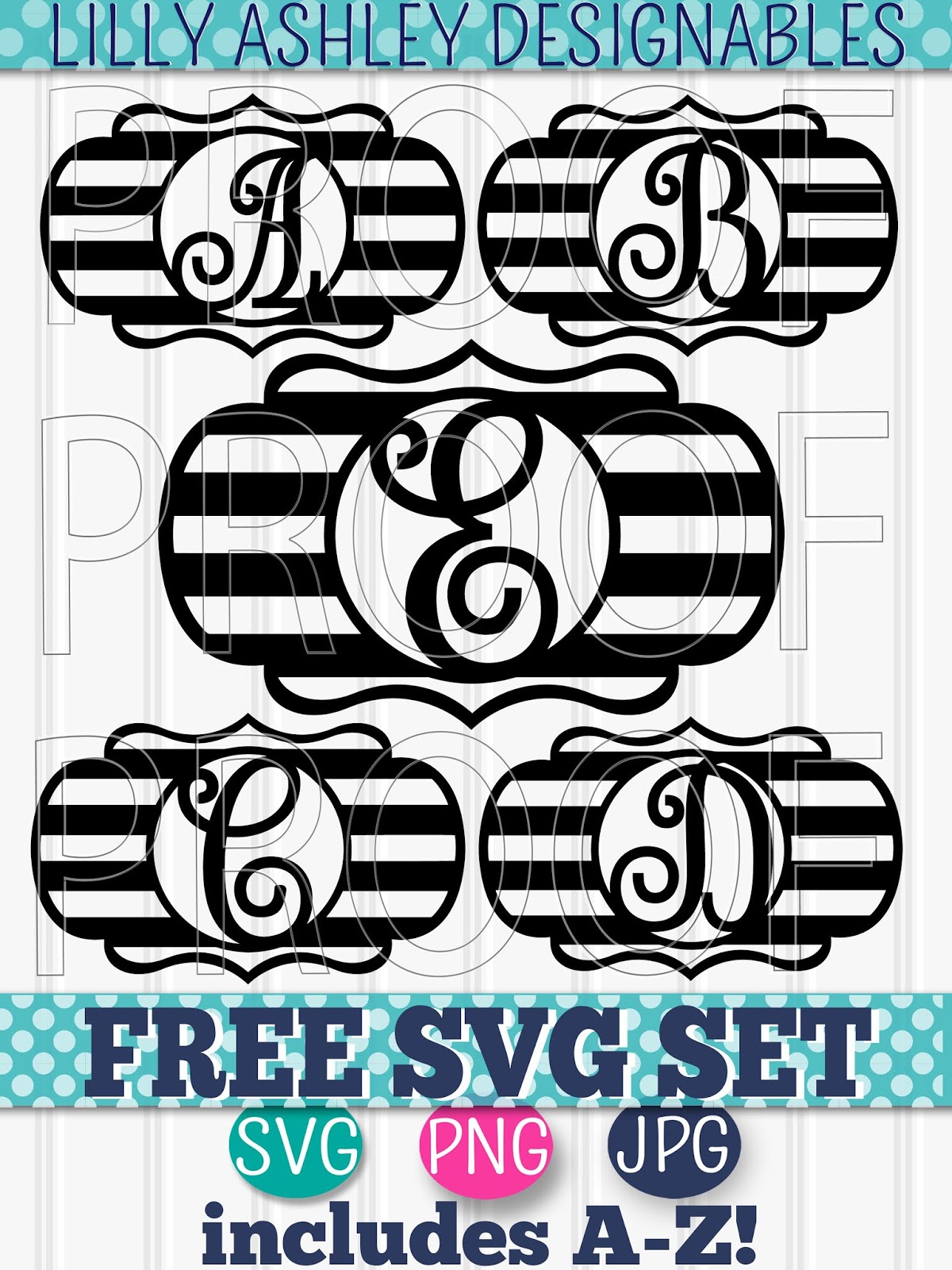 Download Make It Create Free Cut Files And Printables Free Monogram Svg Set Of Letters