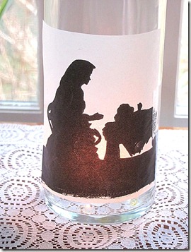 silhouette nativity
