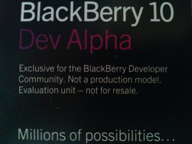 blackberry 10 dev alpha