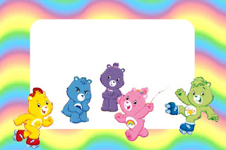 Care Bears Party, Free Printable Invitations, Labels or Cards.