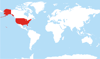 خريطة دولة أمريكا