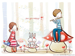 5. Cute Cartoon Couple Love Hd Wallpapers For Valentines Day