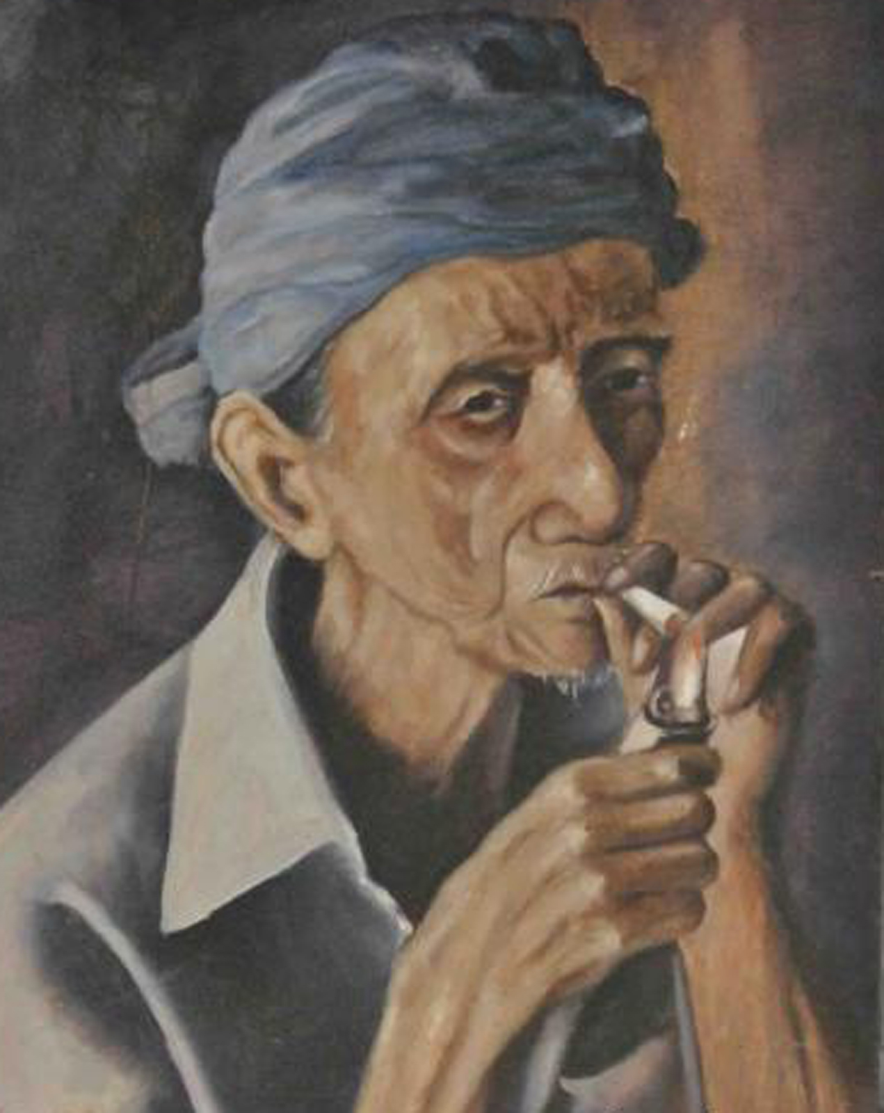 Paling Inspiratif Lukisan  Orang  Merokok  Keren Verbal 