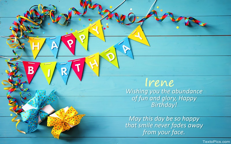 happy birthday irene images